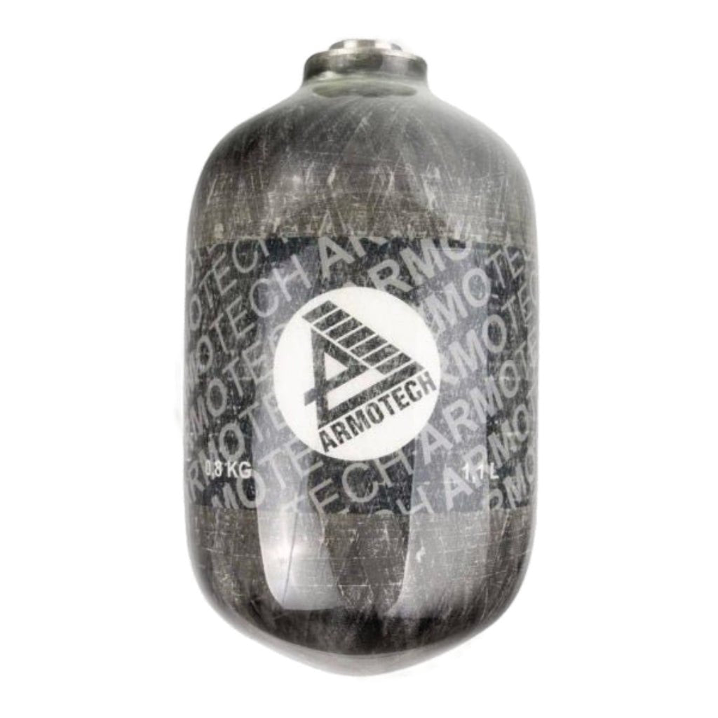 Armotech HP System 300 Bar 1,1 Liter + PowAir MaxReg 300 Bar Regulator - Paintball Buddy