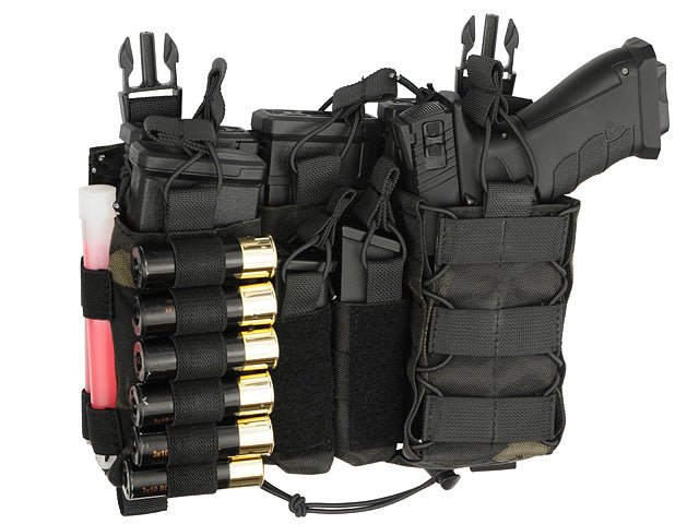 Buckle up Multi Mission Front Panel - Multicam Black - Paintball Buddy