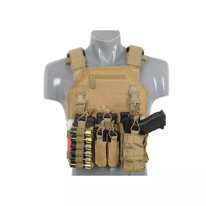 Buckle up Multi Mission Front Panel - Tan - Paintball Buddy