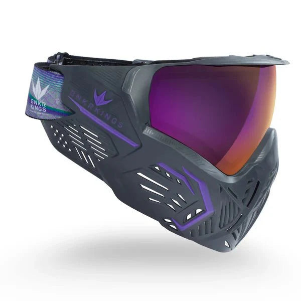 Bunkerkings CMD Command Paintball Maske - Aurora Gray - Paintball Buddy