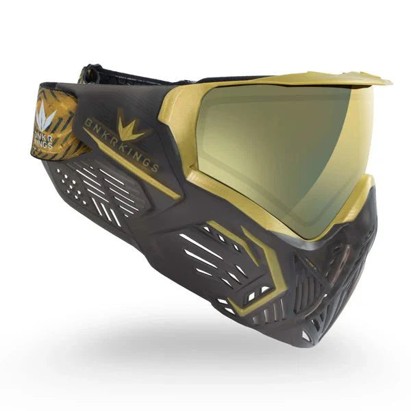 Bunkerkings CMD Command Paintball Maske - Black Gold - Paintball Buddy