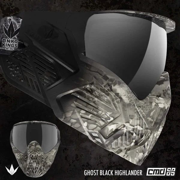 Bunkerkings CMD Command Paintball Maske - Ghost Highlander - Paintball Buddy