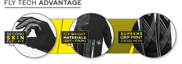 Bunkerkings Fly Paintball Gloves - Schwarz - Paintball Buddy
