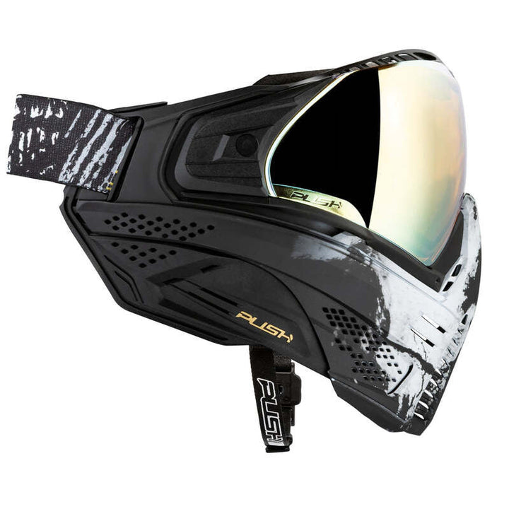 Push Unite MKII Thermalmaske Warlord Enforcer - Black White Skull