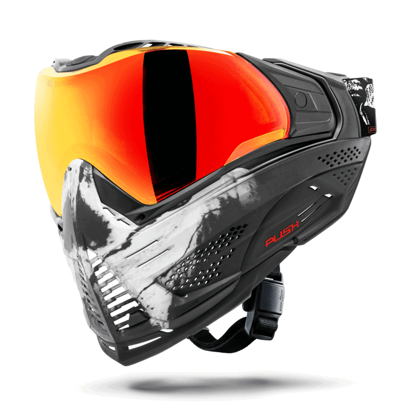 Push Unite MKII Thermalmaske Warlord Viper - White Skull