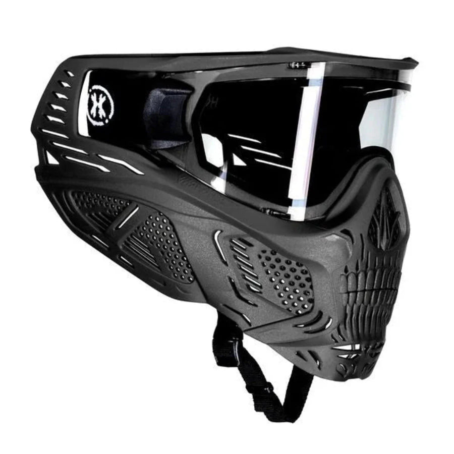 HK Army HSTL Thermal Paintballmaske Skull Death - Schwarz Klar - Paintball Buddy