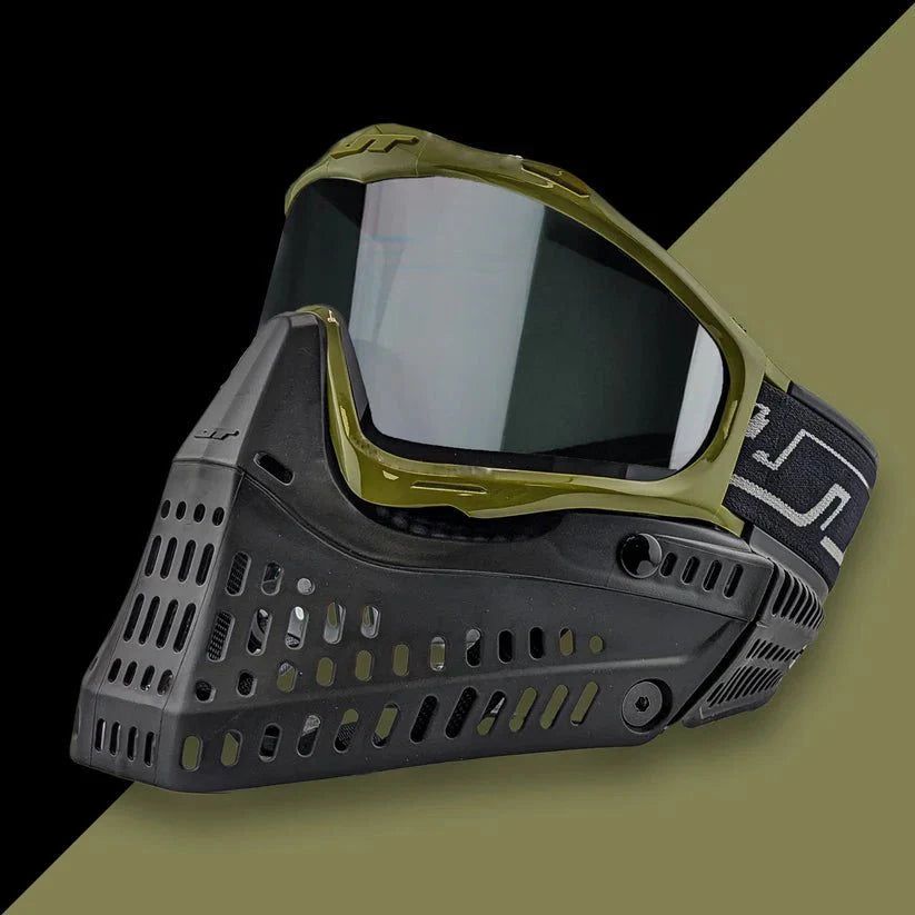 JT Spectra Proflex Thermal Paintball Maske - Olive Schwarz - Paintball Buddy