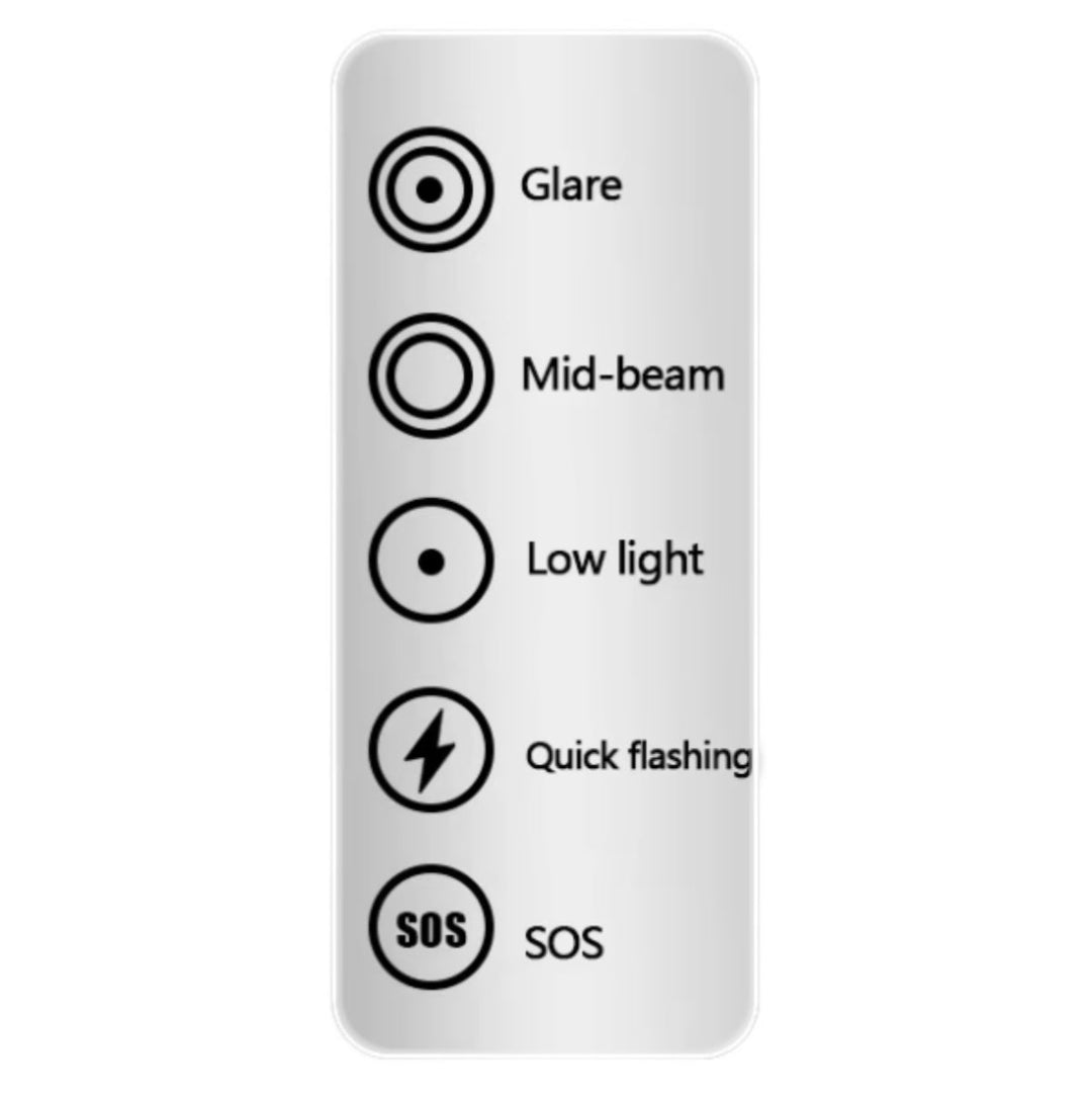Mini Flashlight - Schwarz - Paintball Buddy