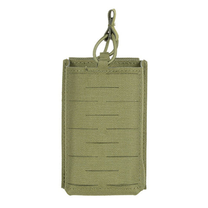 Single Laser - Cut Panel AR15/AK Magazintaschen - Olive - Paintball Buddy
