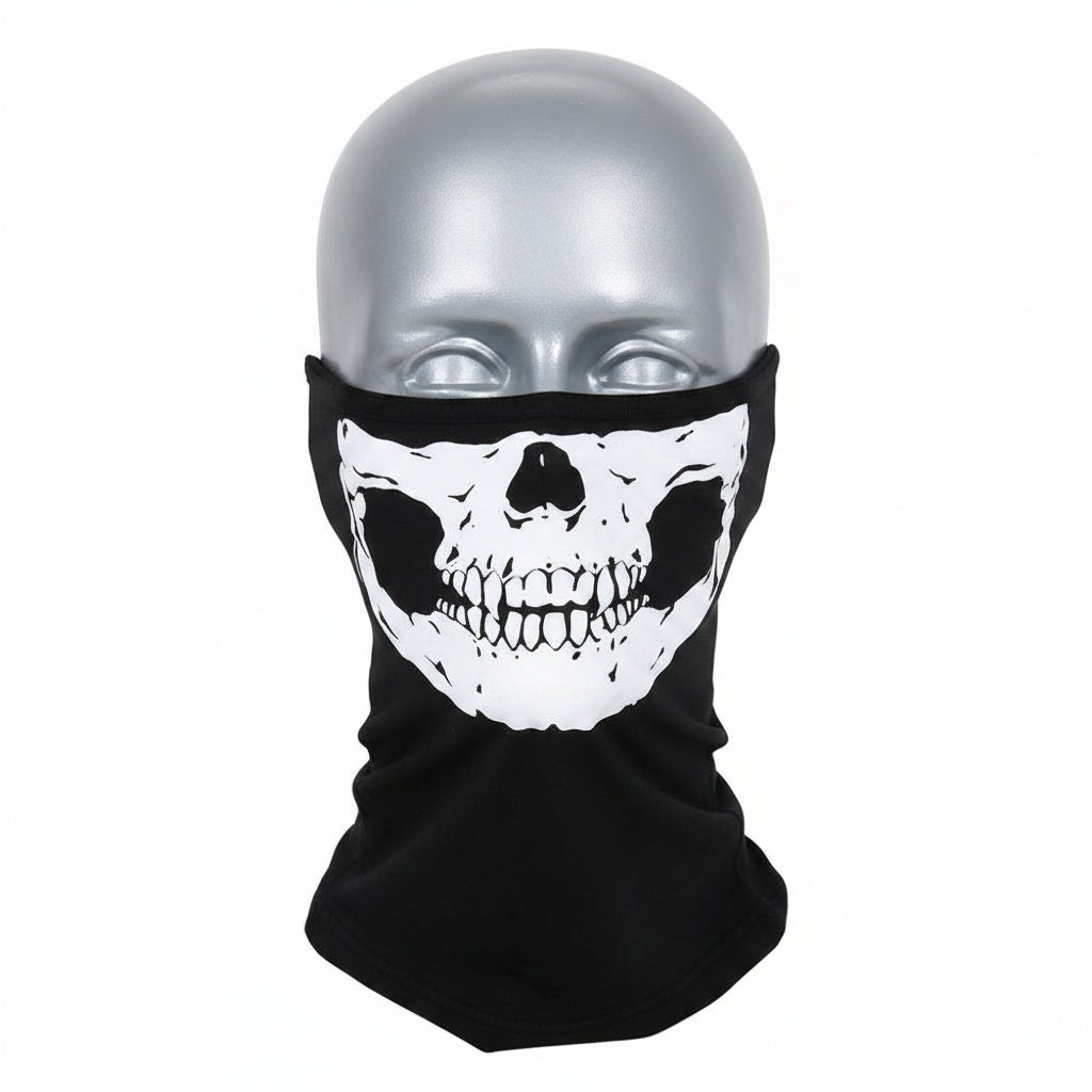 Totenkopf Sturmhaube - Schwarz - Paintball Buddy