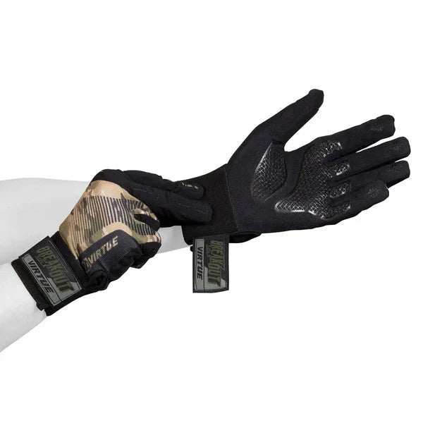 Virtue Breakout Gloves Ripstop Full Finger - Camo - Paintball Buddy